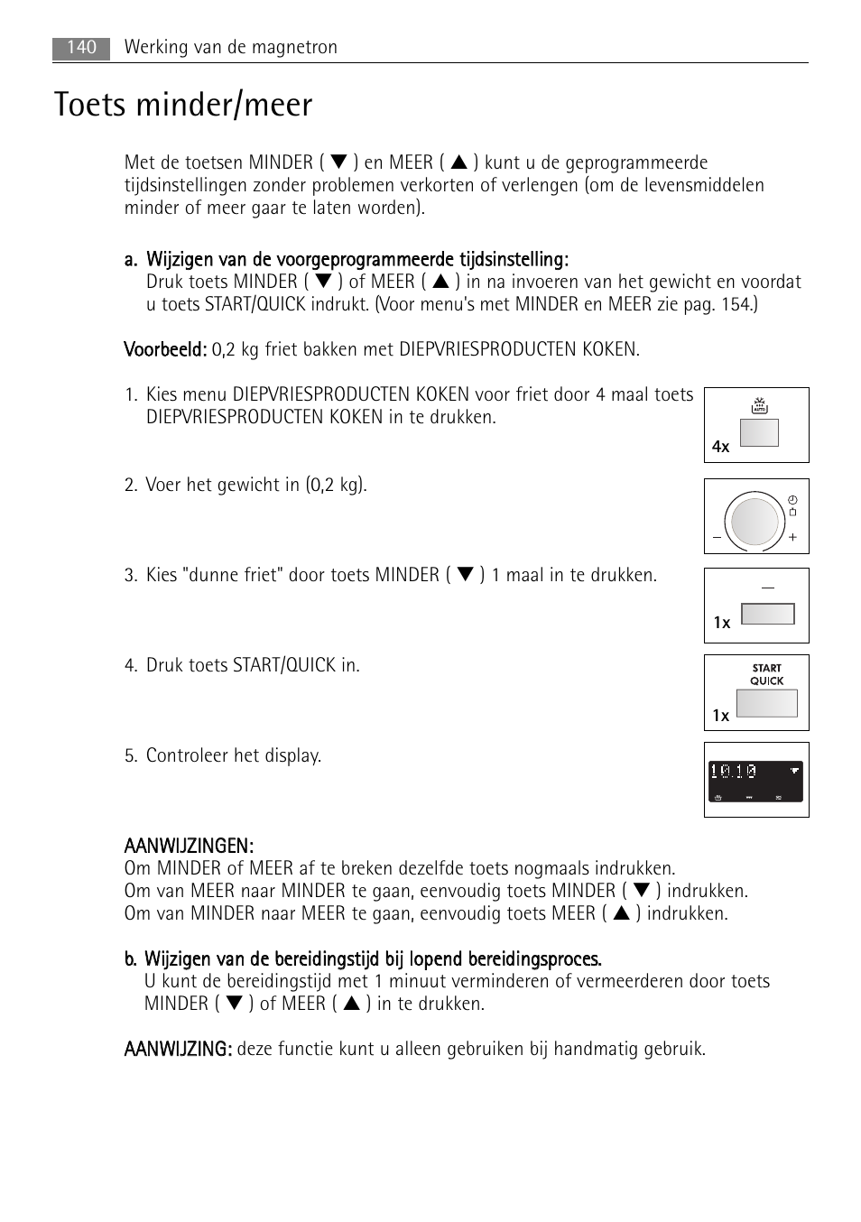 Toets minder/meer | AEG MCC4061E-M User Manual | Page 140 / 252