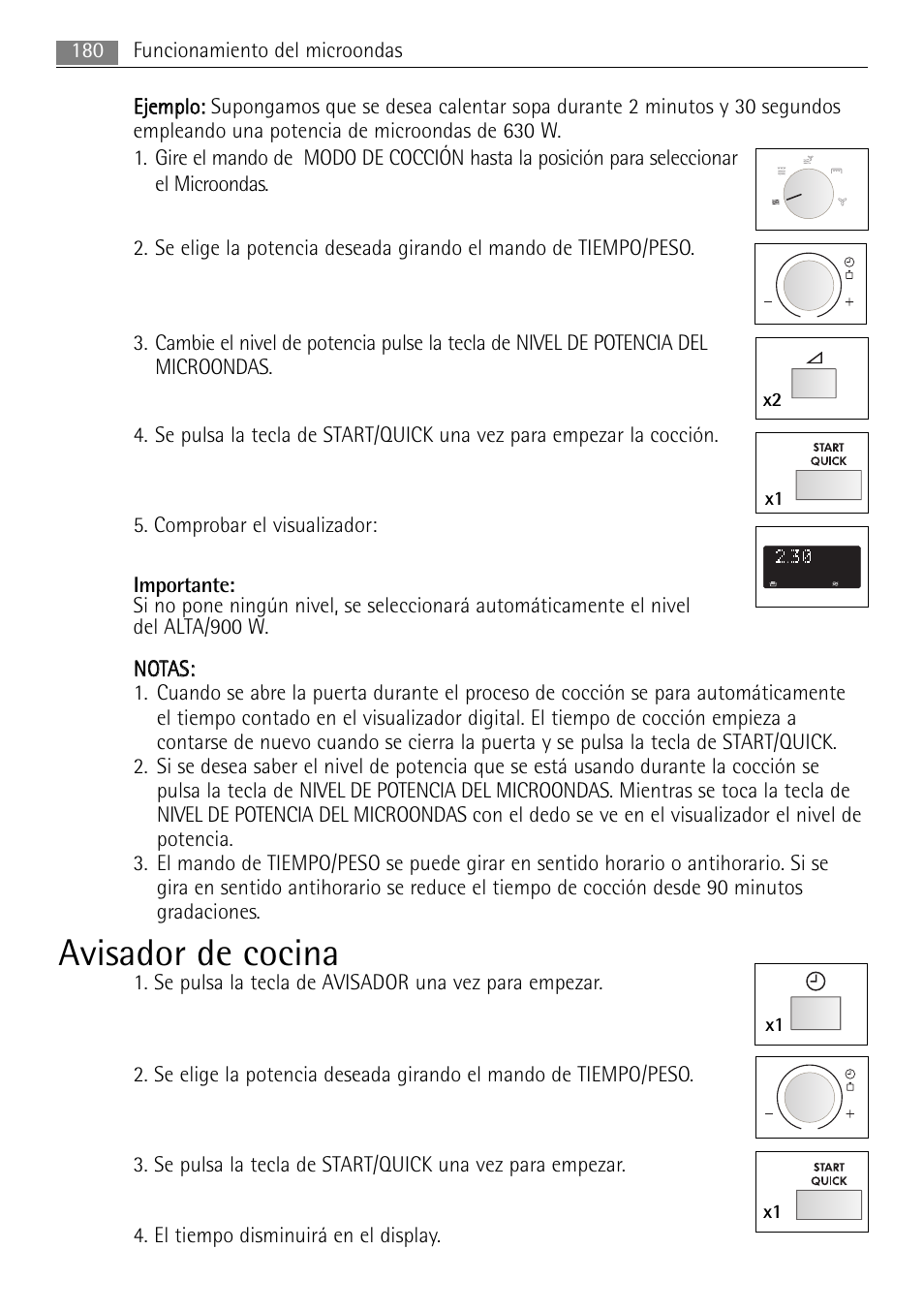 Avisador de cocina | AEG MCC4061E-M User Manual | Page 180 / 252