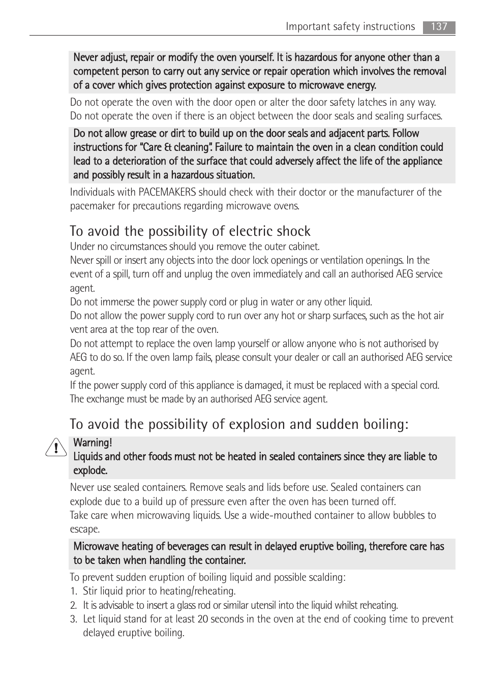 AEG MC1763E-M User Manual | Page 137 / 168
