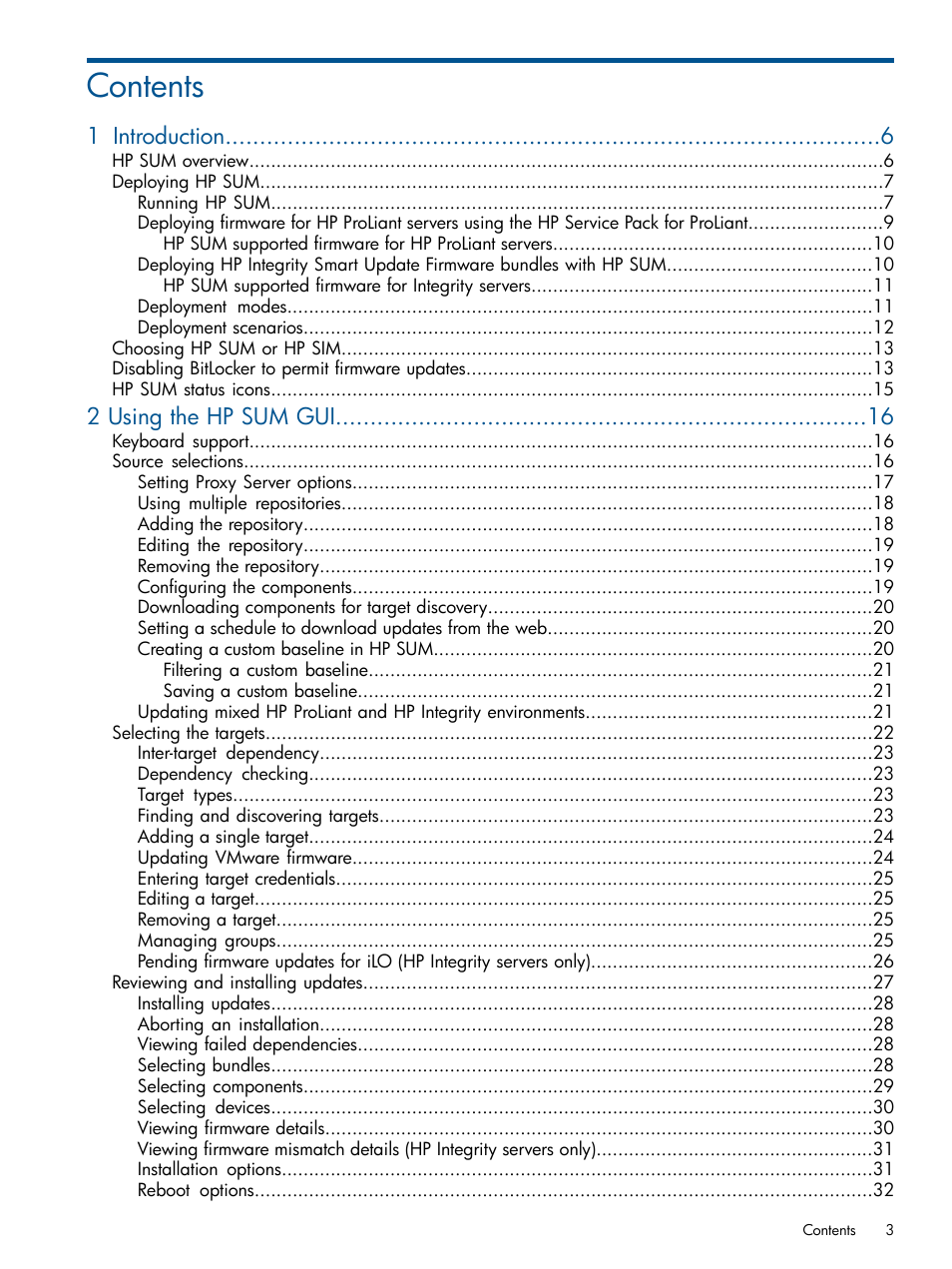 HP Smart Update Manager (User Guide) User Manual | Page 3 / 85