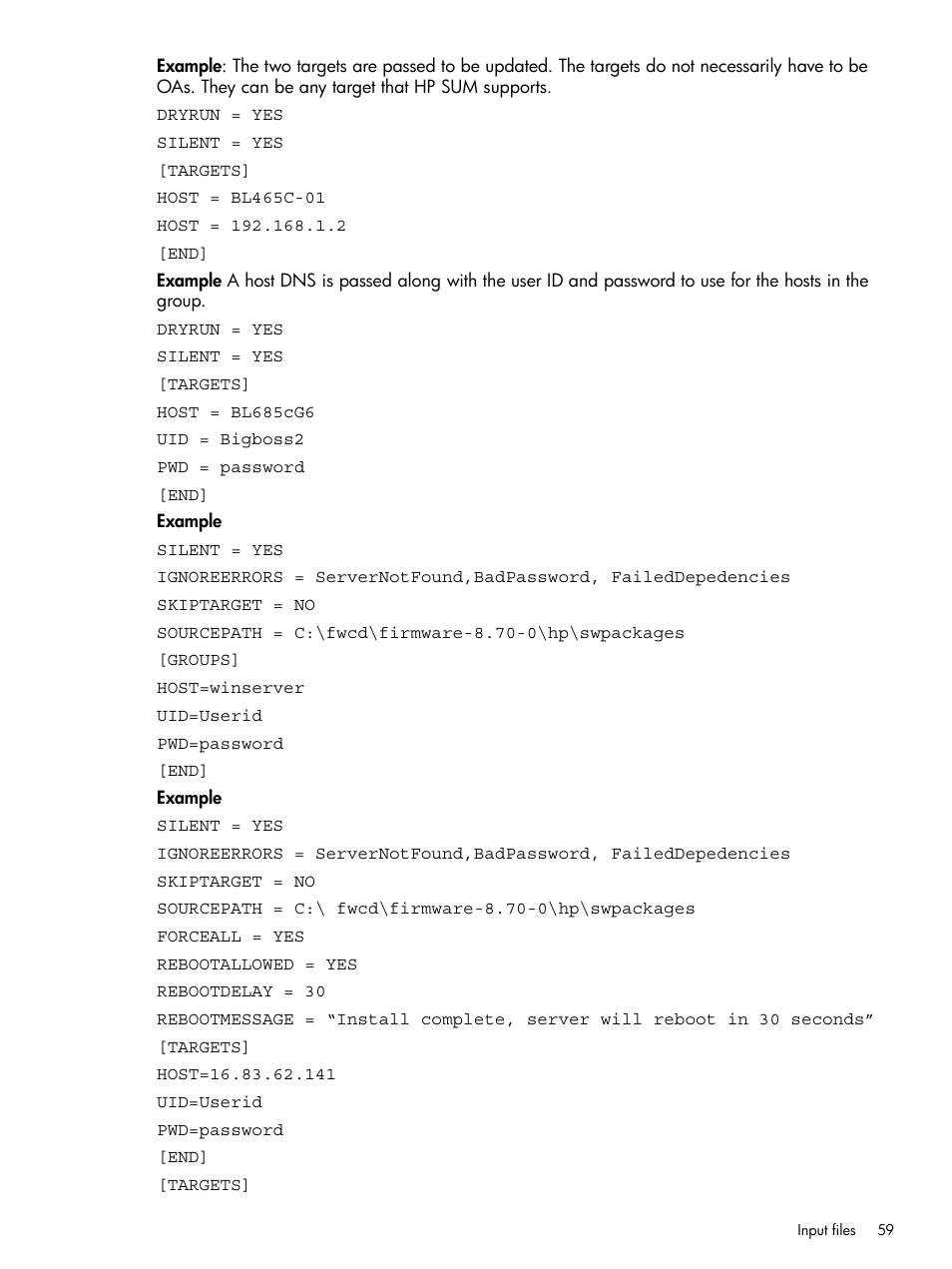 HP Smart Update Manager (User Guide) User Manual | Page 59 / 85