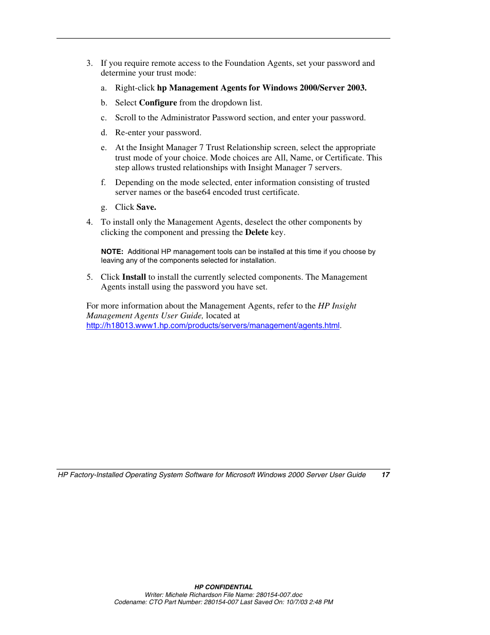 HP ProLiant BL10e G2 Server Blade User Manual | Page 17 / 30