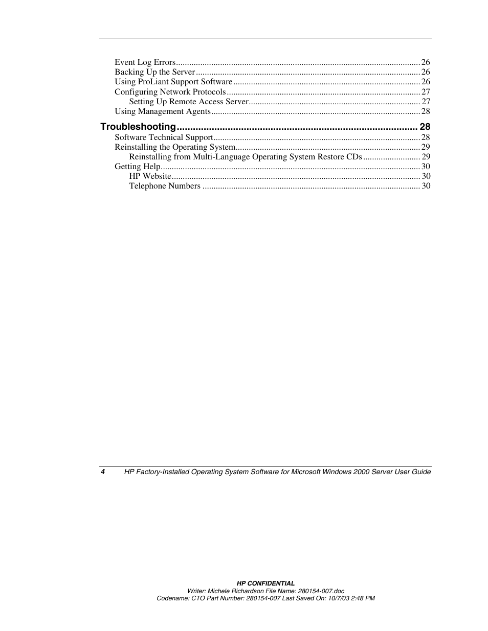HP ProLiant BL10e G2 Server Blade User Manual | Page 4 / 30