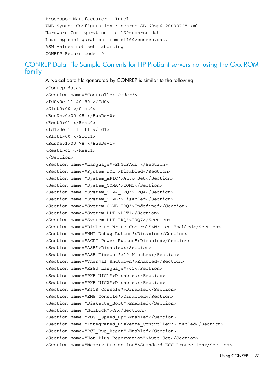 HP Scripting Toolkit for Windows 9.60 User Manual | Page 27 / 62