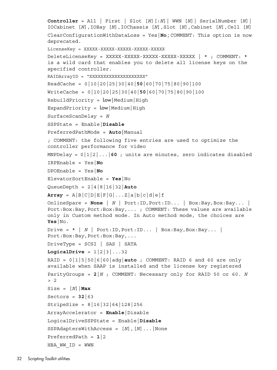 HP Scripting Toolkit for Windows 9.60 User Manual | Page 32 / 62