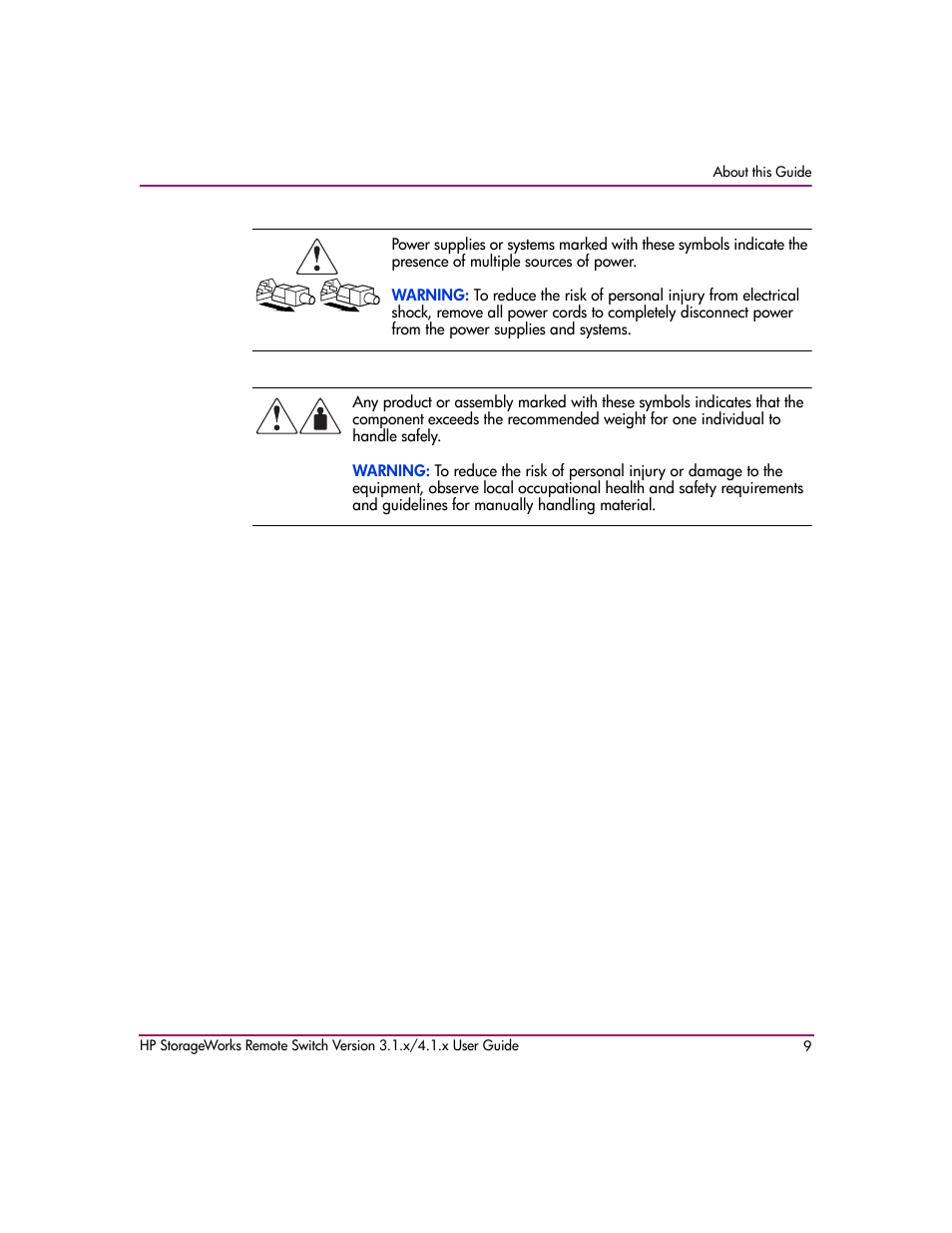 HP StorageWorks MSA 2.8 SAN Switch User Manual | Page 9 / 22
