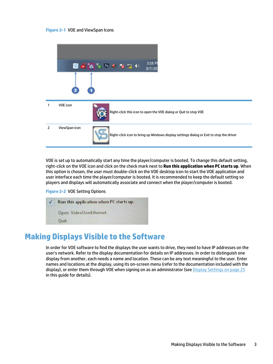 Making displays visible to the software | HP LD4730 47-inch Micro-Bezel Video Wall Display User Manual | Page 7 / 39