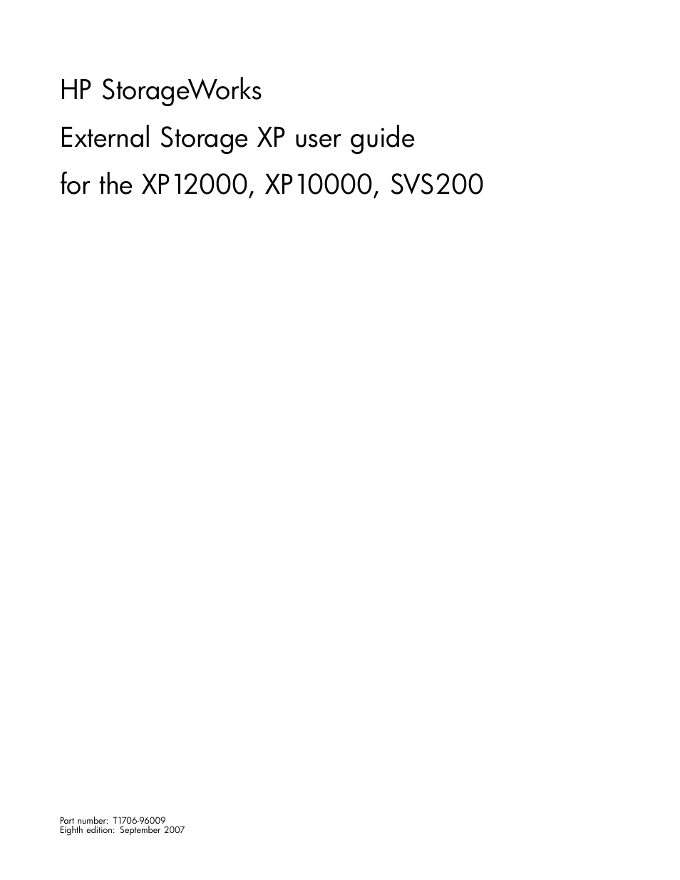 HP XP Data Shredder Software User Manual | 176 pages