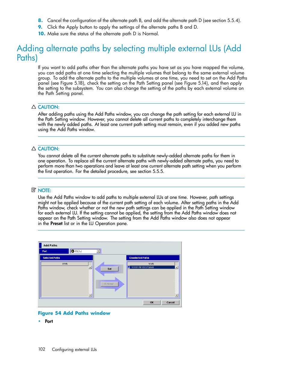 Add paths window | HP XP Data Shredder Software User Manual | Page 102 / 176