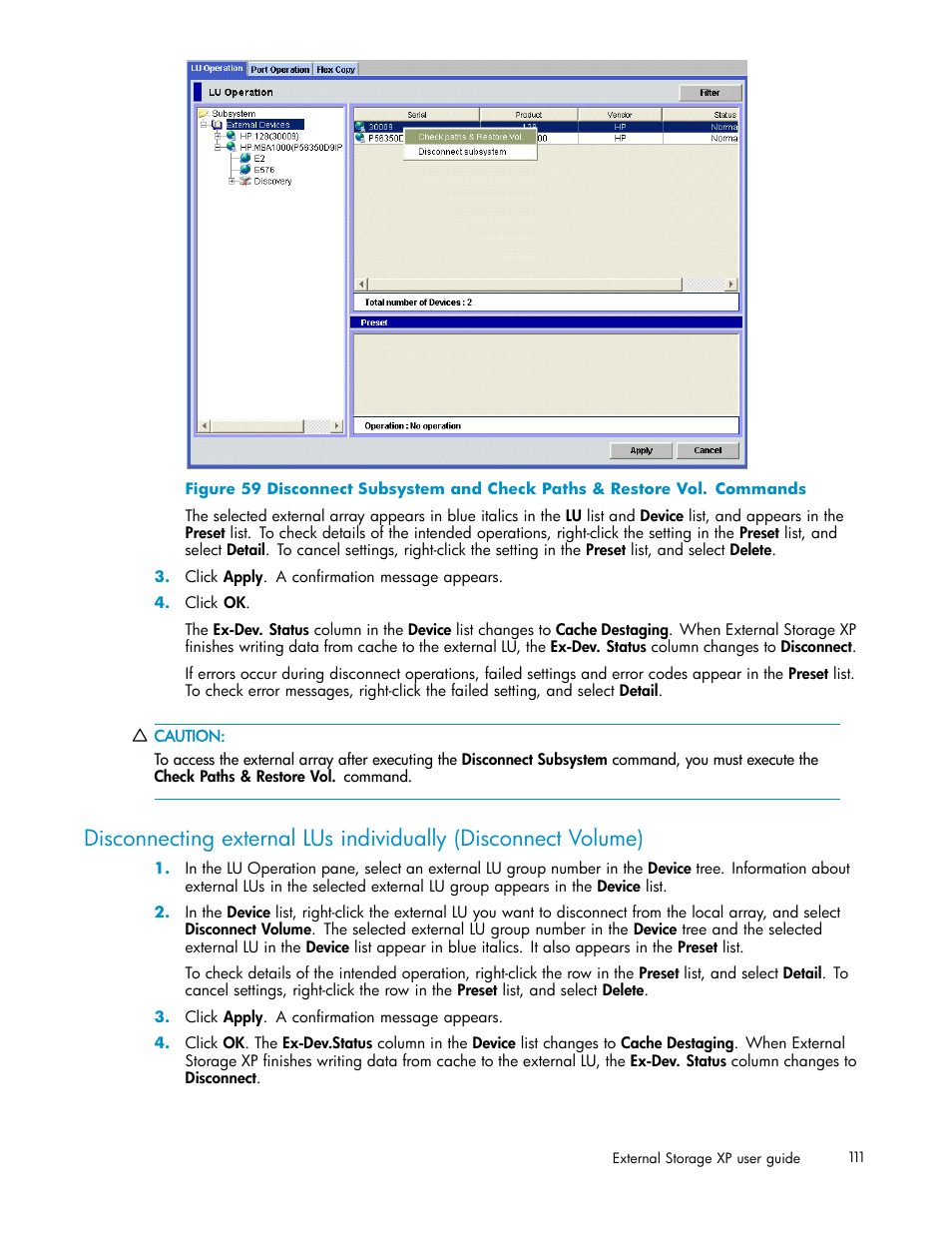 HP XP Data Shredder Software User Manual | Page 111 / 176