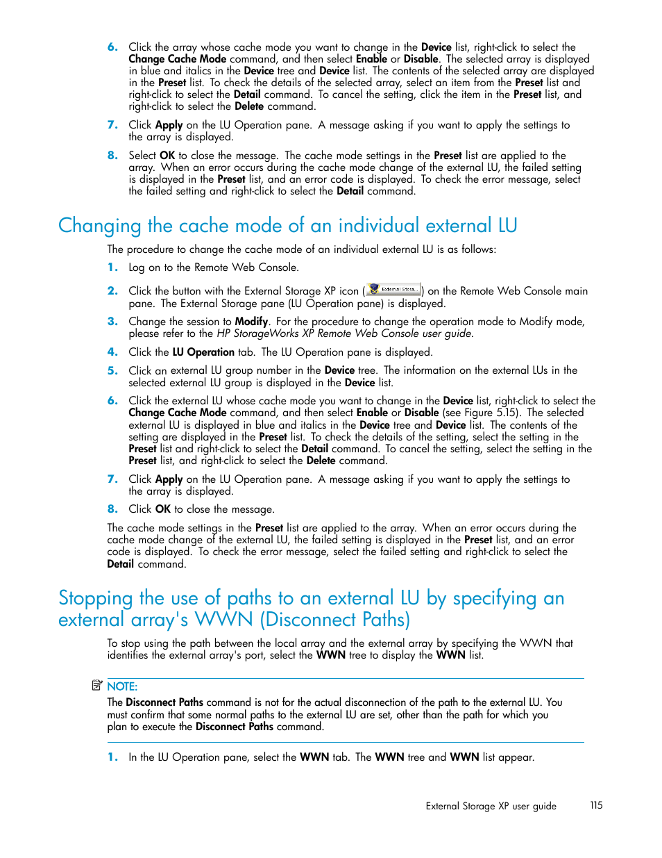 HP XP Data Shredder Software User Manual | Page 115 / 176