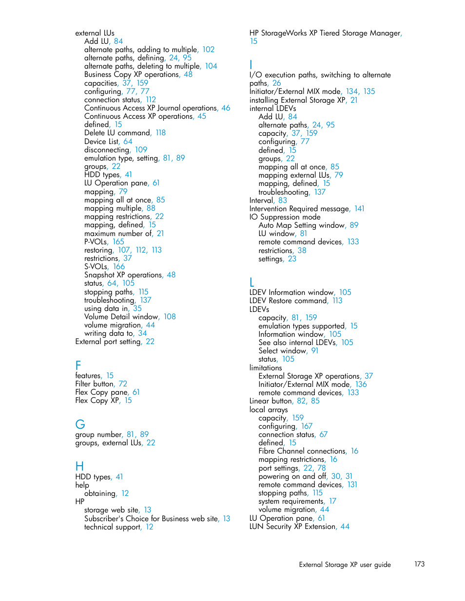 HP XP Data Shredder Software User Manual | Page 173 / 176