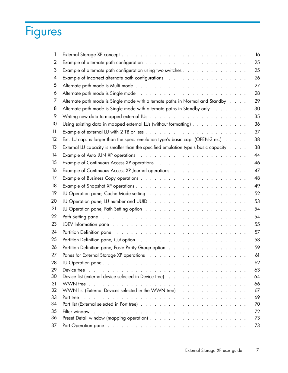 Figures | HP XP Data Shredder Software User Manual | Page 7 / 176
