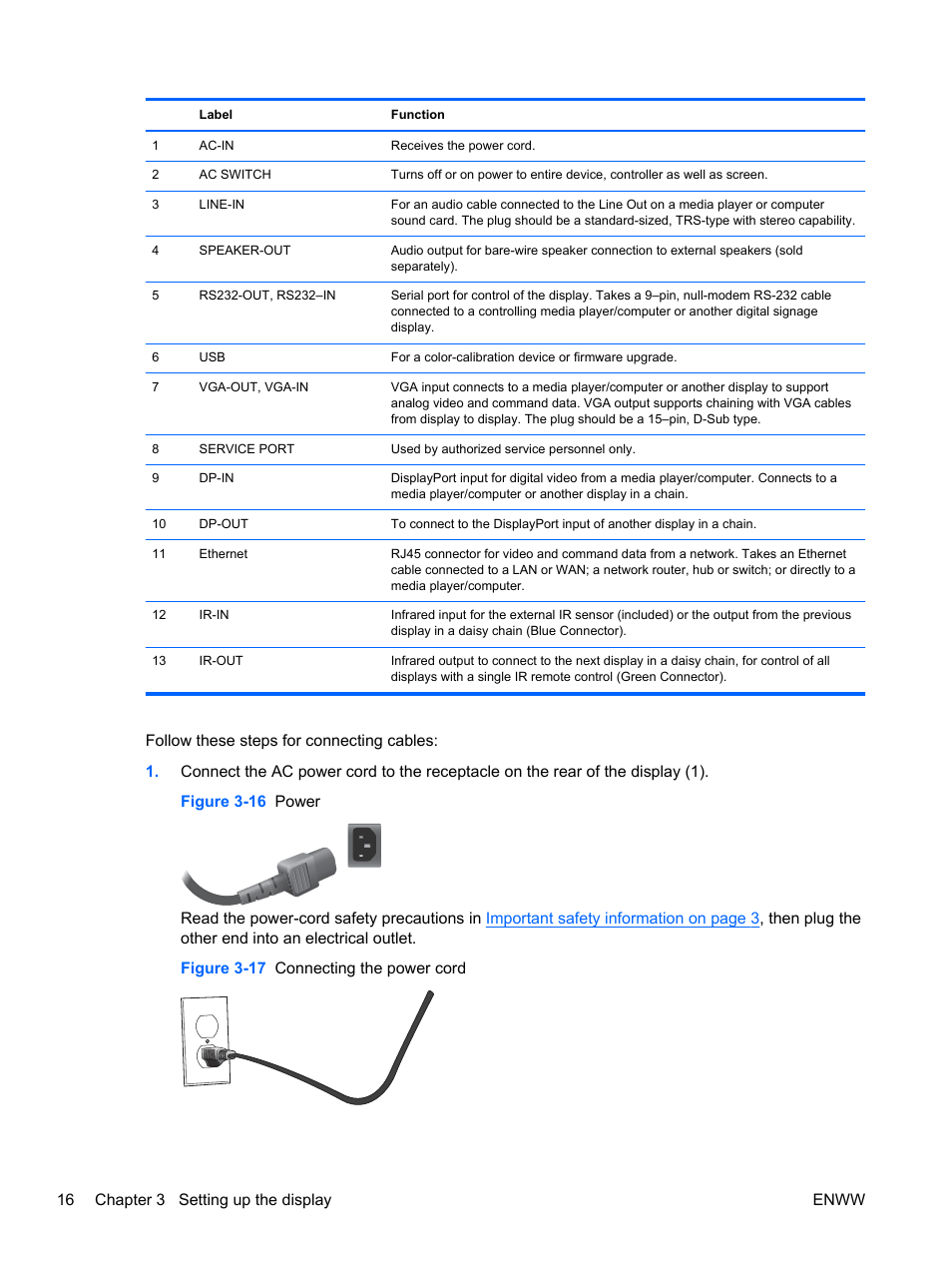 HP LD4730 47-inch Micro-Bezel Video Wall Display User Manual | Page 24 / 72