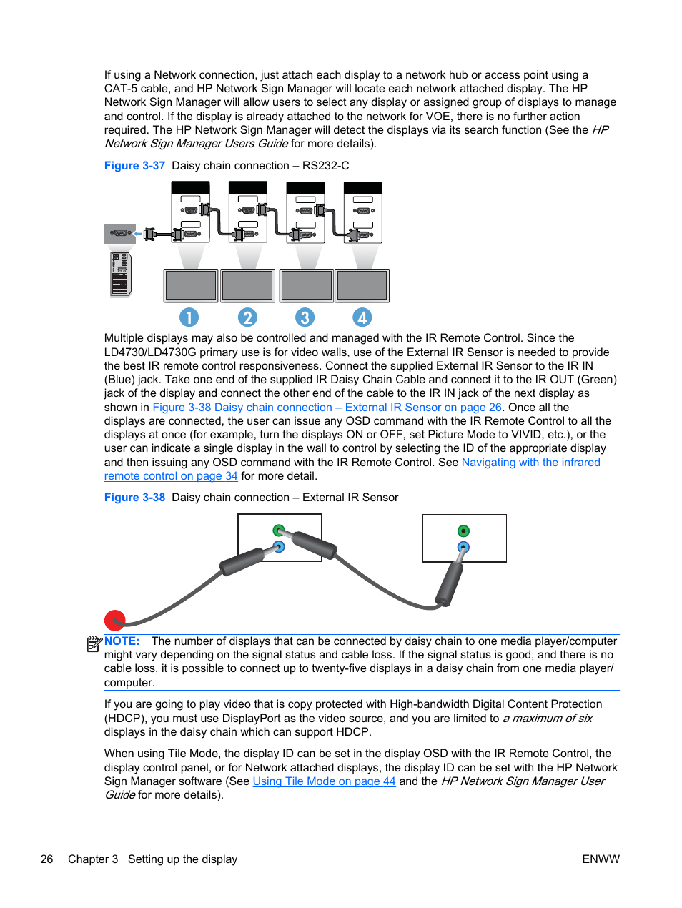 HP LD4730 47-inch Micro-Bezel Video Wall Display User Manual | Page 34 / 72
