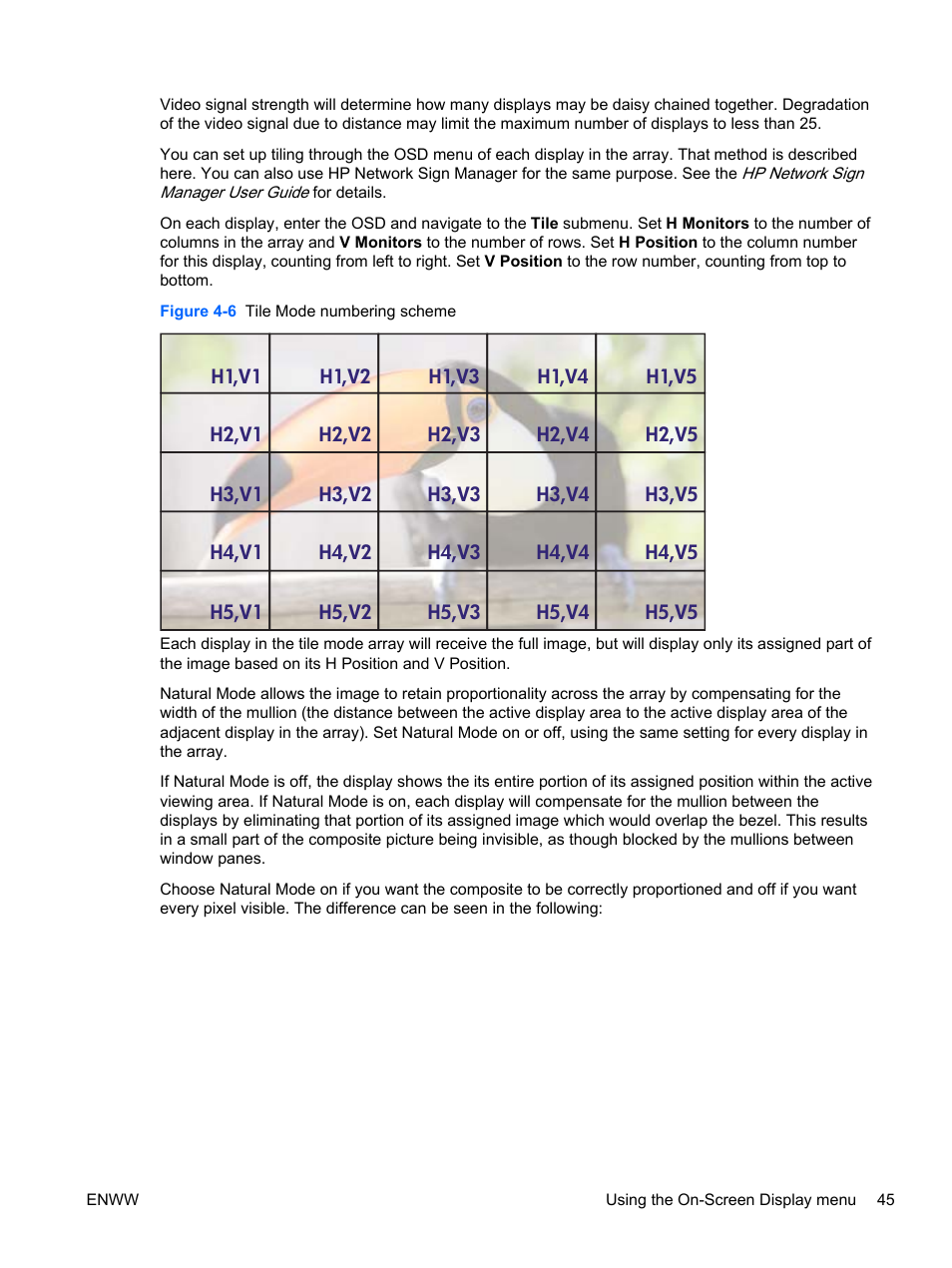 HP LD4730 47-inch Micro-Bezel Video Wall Display User Manual | Page 53 / 72