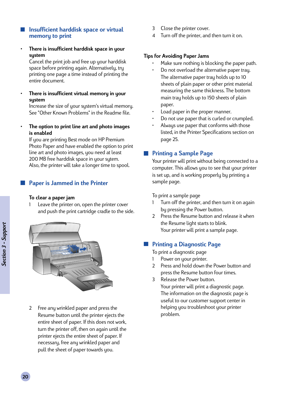 HP Imprimante HP Deskjet 1120cxi User Manual | Page 22 / 112