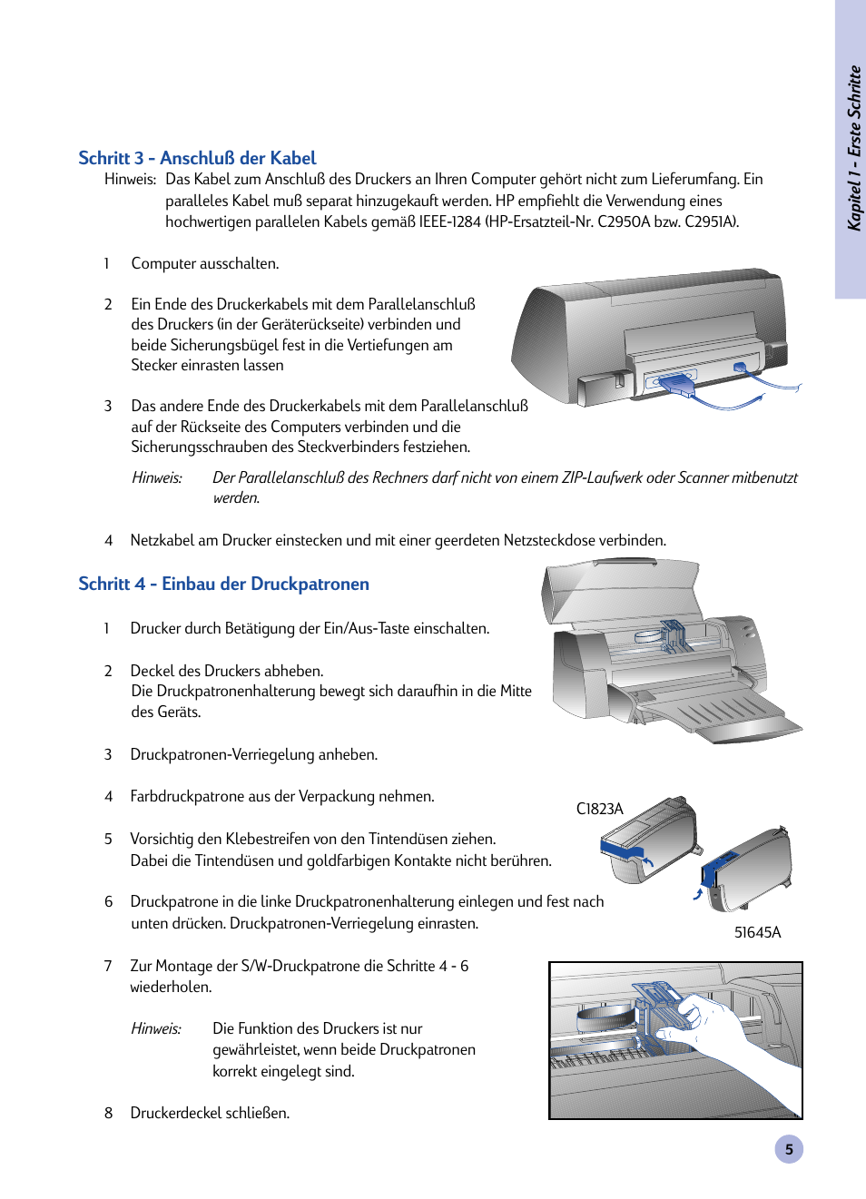 HP Imprimante HP Deskjet 1120cxi User Manual | Page 34 / 112