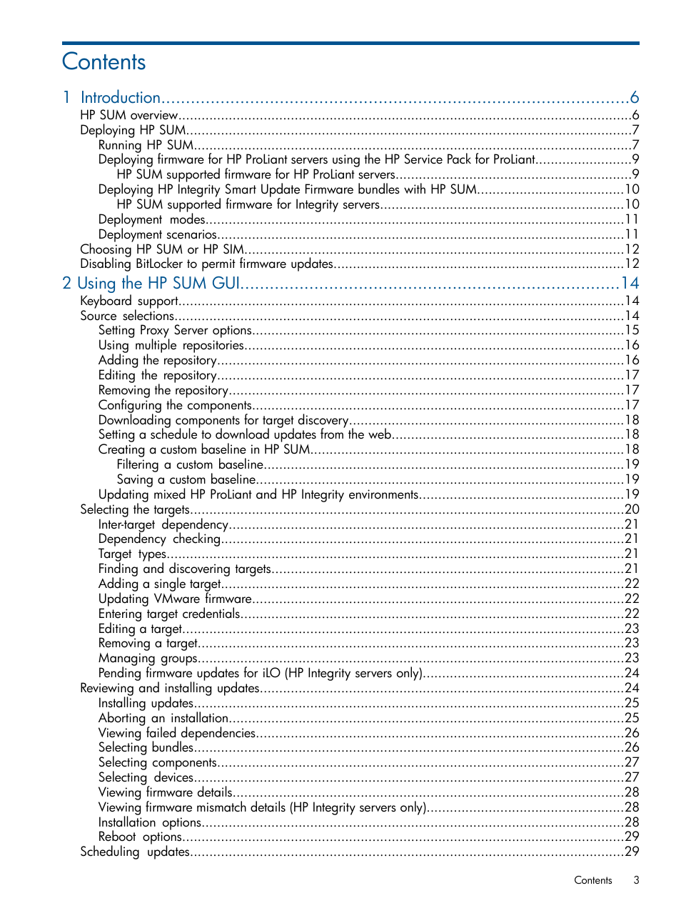 HP Smart Update Manager (User Guide) User Manual | Page 3 / 79