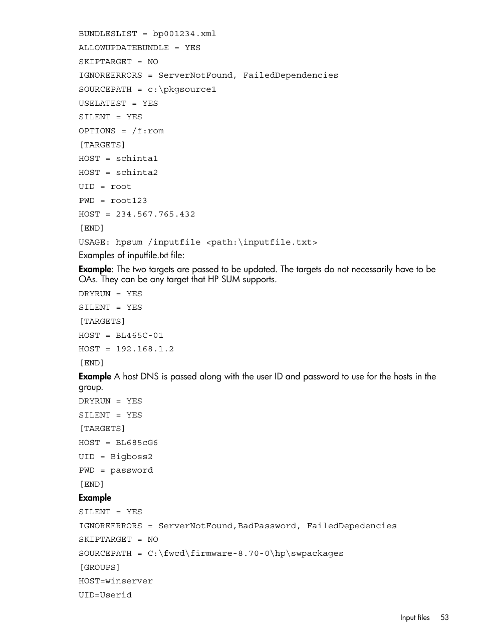 HP Smart Update Manager (User Guide) User Manual | Page 53 / 79