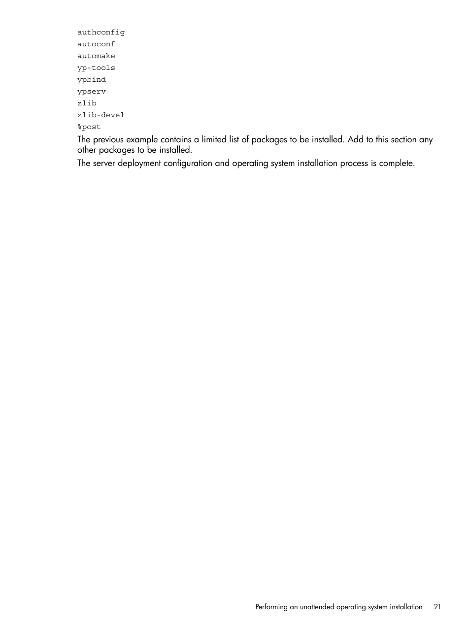 HP Scripting Toolkit for Linux 9.50 User Manual | Page 21 / 68