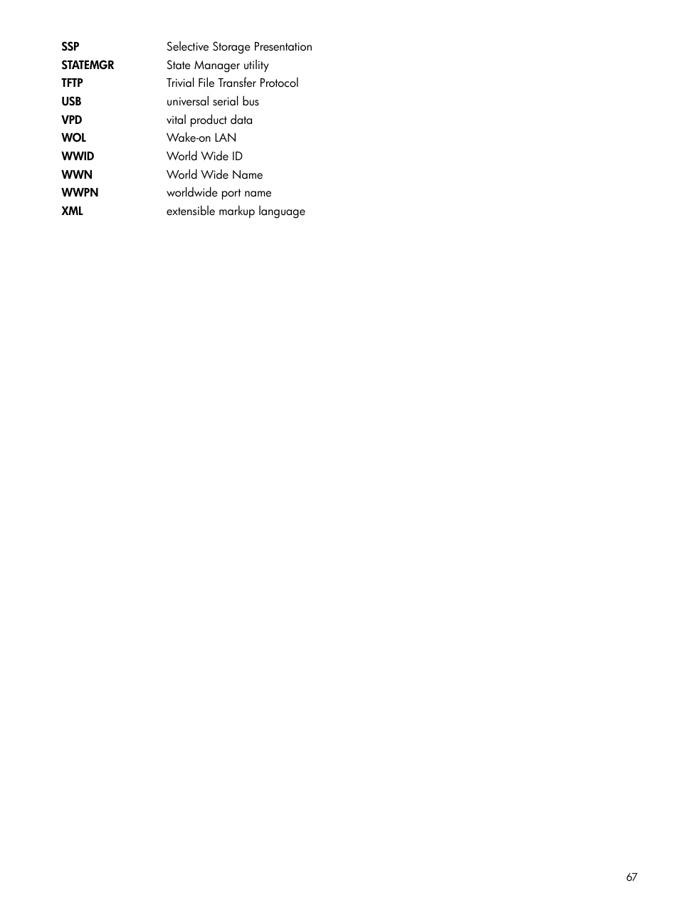 HP Scripting Toolkit for Linux 9.60 User Manual | Page 67 / 69