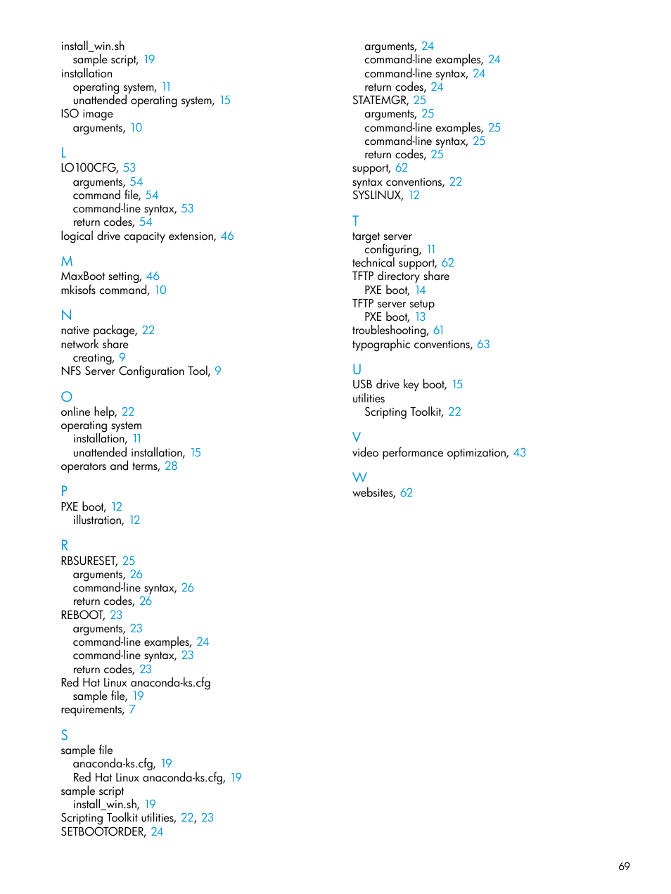 HP Scripting Toolkit for Linux 9.60 User Manual | Page 69 / 69