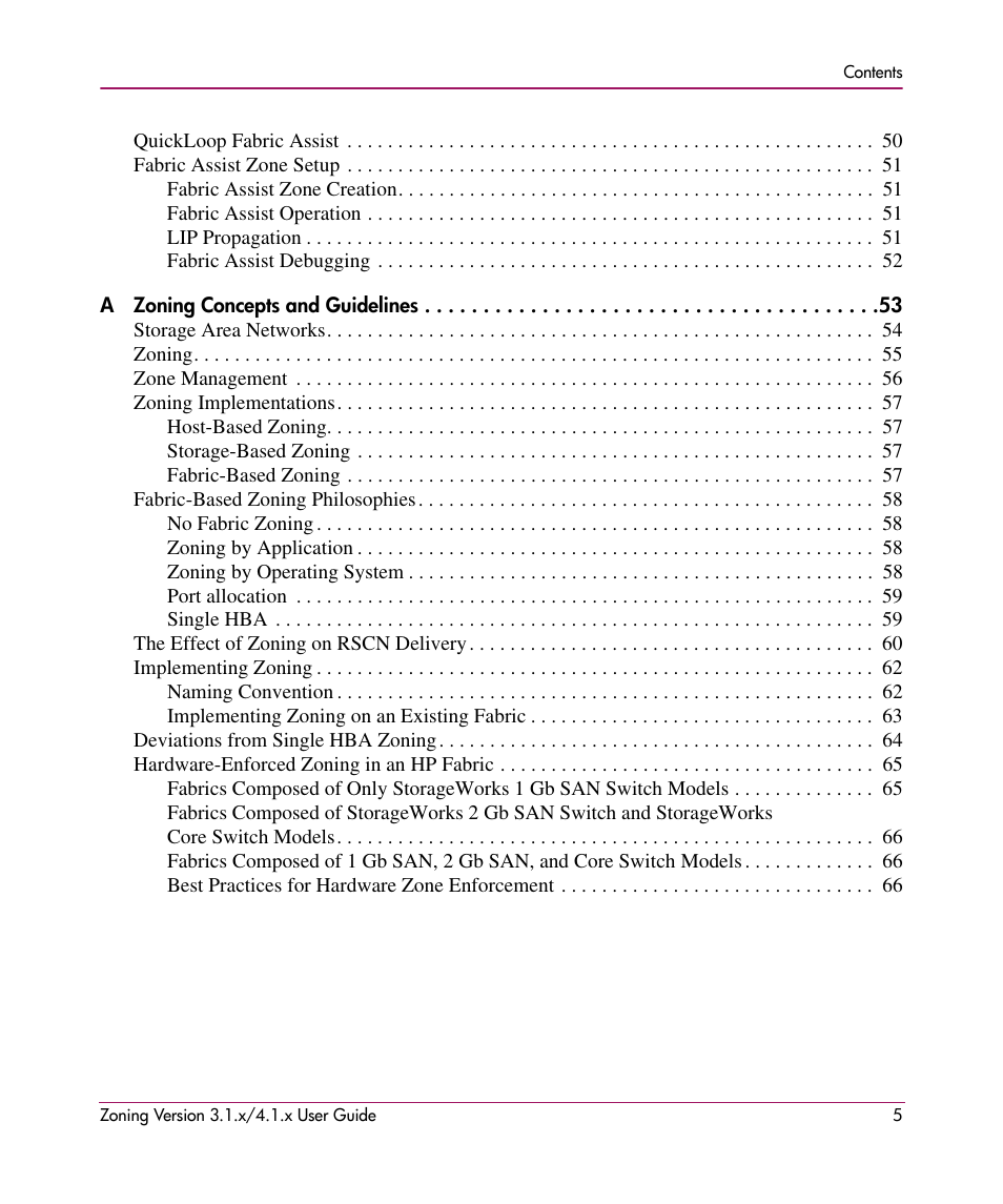 HP StorageWorks MSA 2.8 SAN Switch User Manual | Page 5 / 104