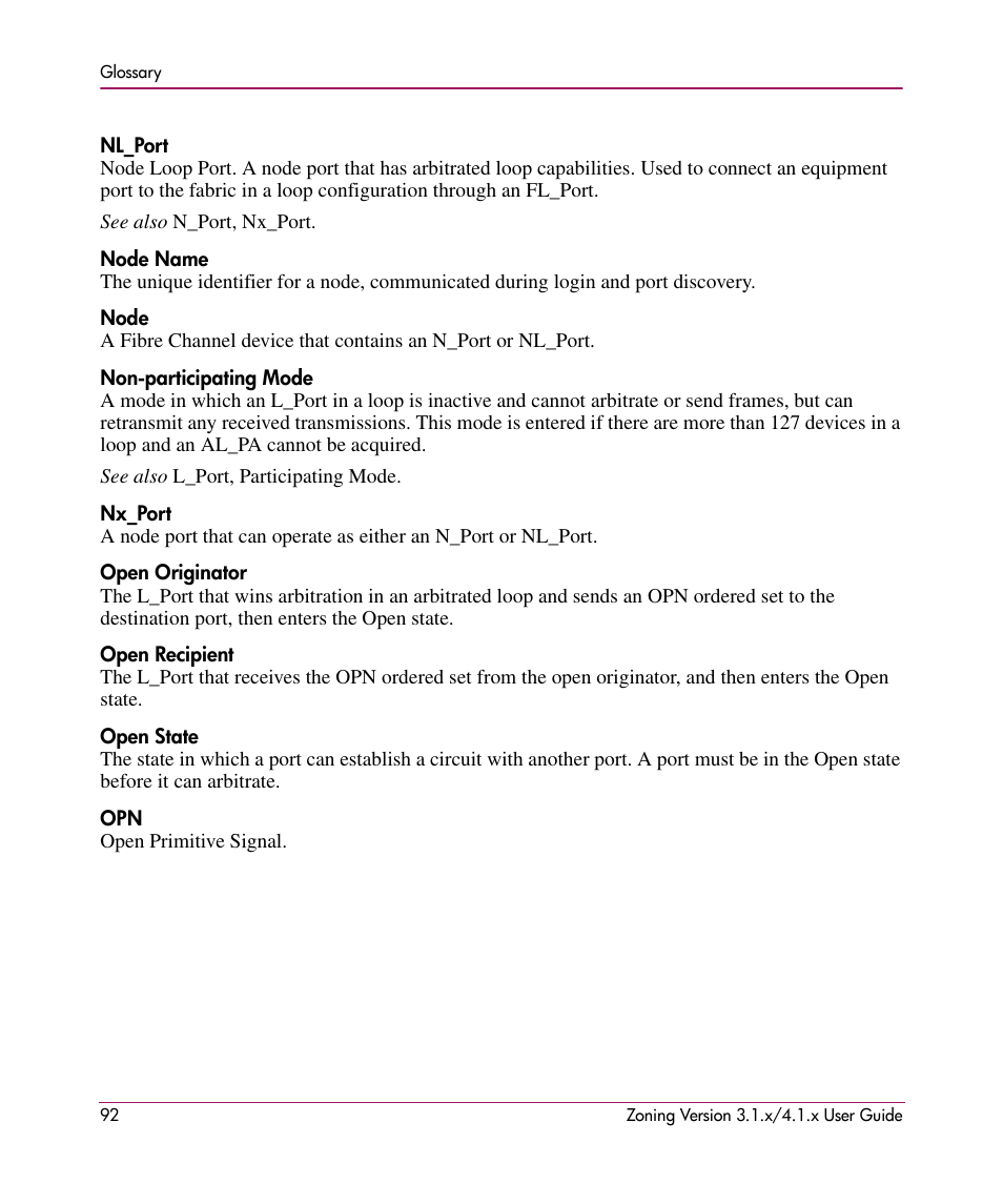 HP StorageWorks MSA 2.8 SAN Switch User Manual | Page 92 / 104