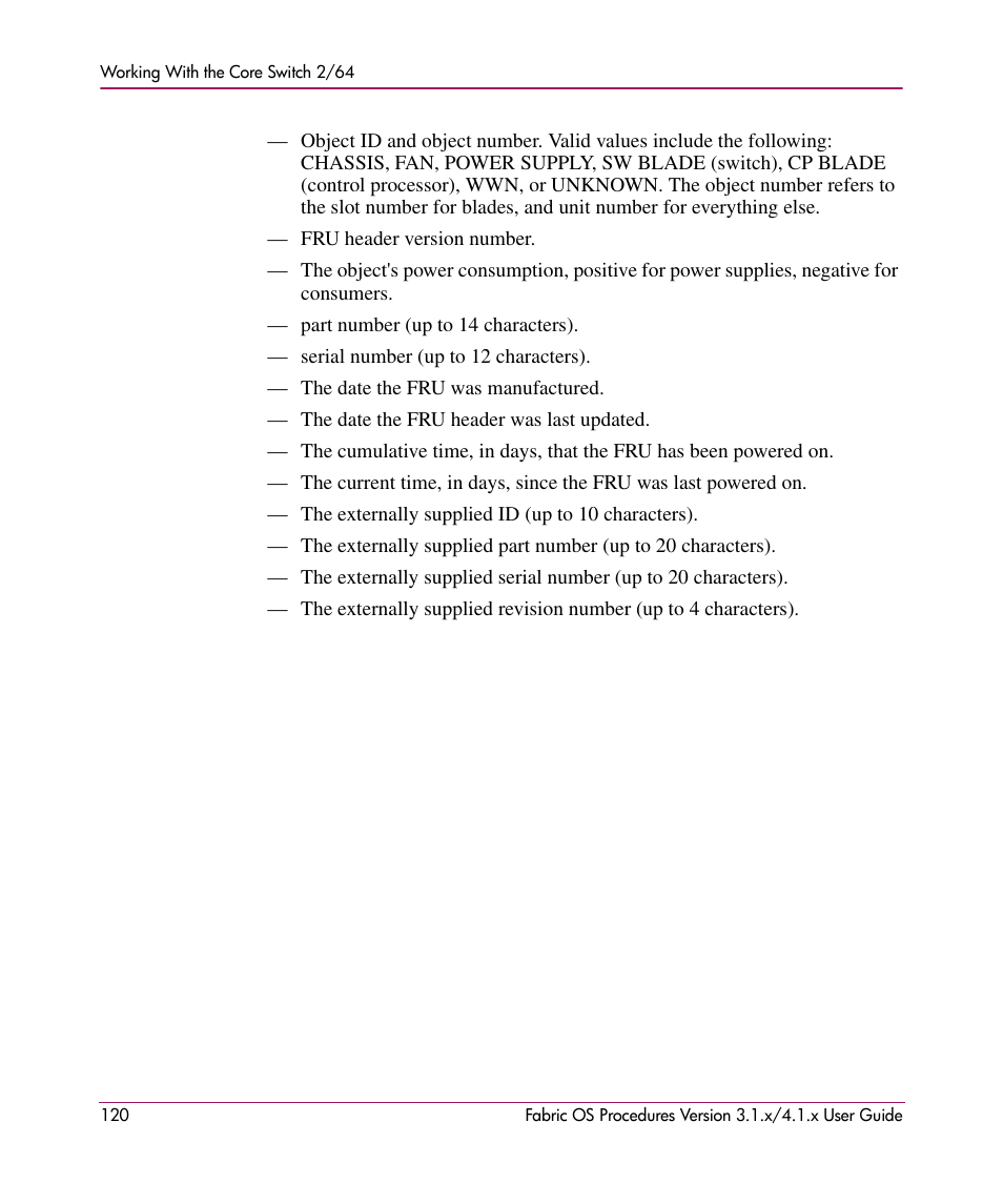 HP StorageWorks MSA 2.8 SAN Switch User Manual | Page 120 / 270