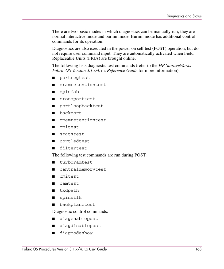 HP StorageWorks MSA 2.8 SAN Switch User Manual | Page 163 / 270