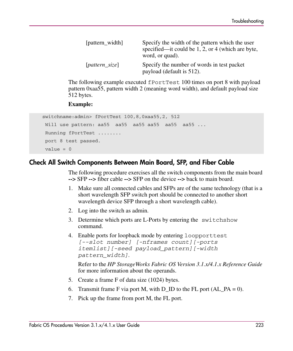 Check | HP StorageWorks MSA 2.8 SAN Switch User Manual | Page 223 / 270