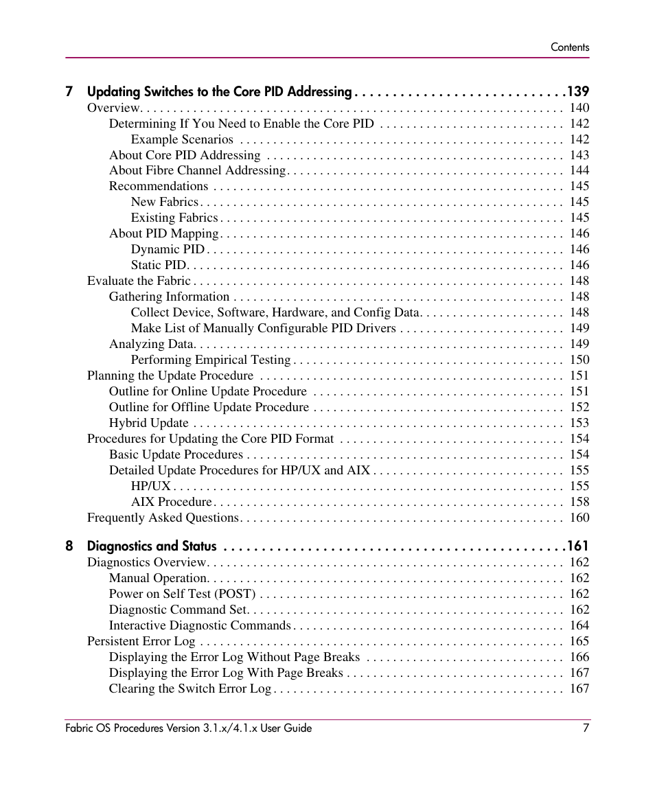 HP StorageWorks MSA 2.8 SAN Switch User Manual | Page 7 / 270