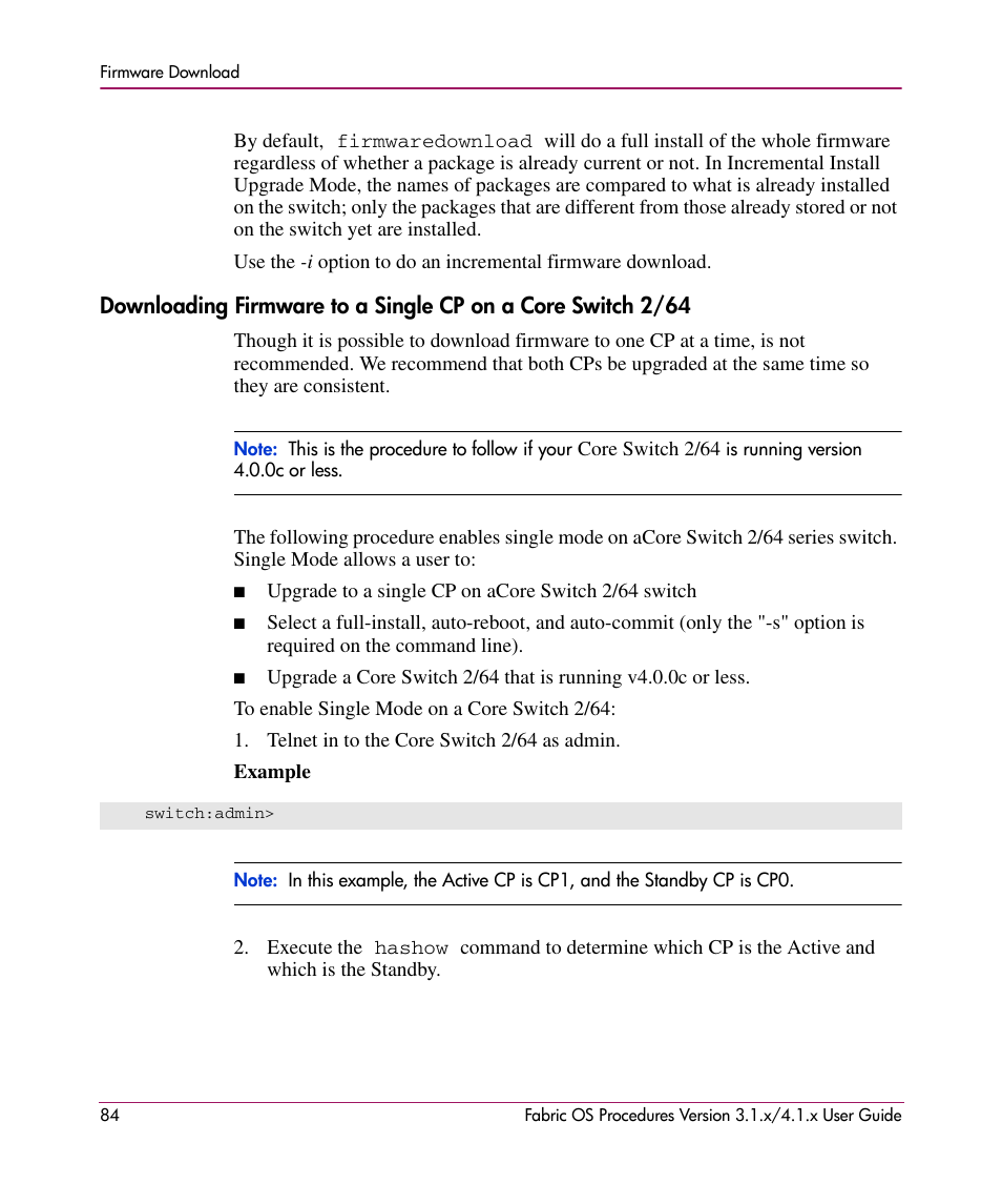 HP StorageWorks MSA 2.8 SAN Switch User Manual | Page 84 / 270