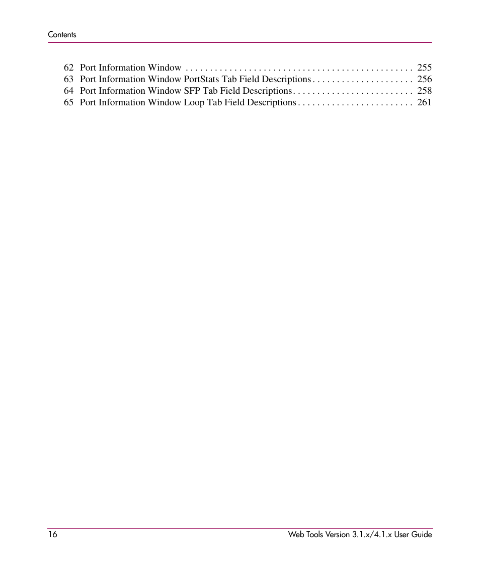 HP StorageWorks MSA 2.8 SAN Switch User Manual | Page 16 / 307