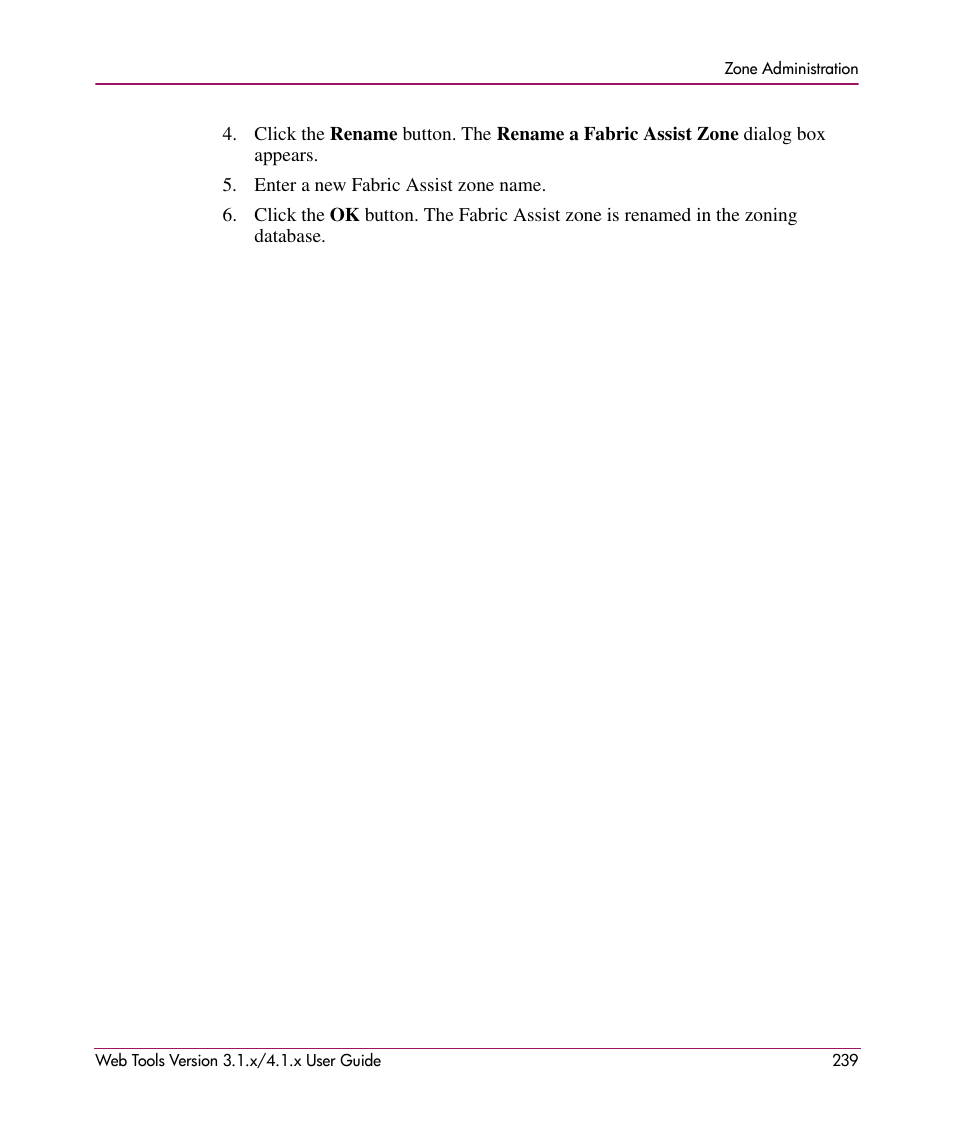 HP StorageWorks MSA 2.8 SAN Switch User Manual | Page 239 / 307