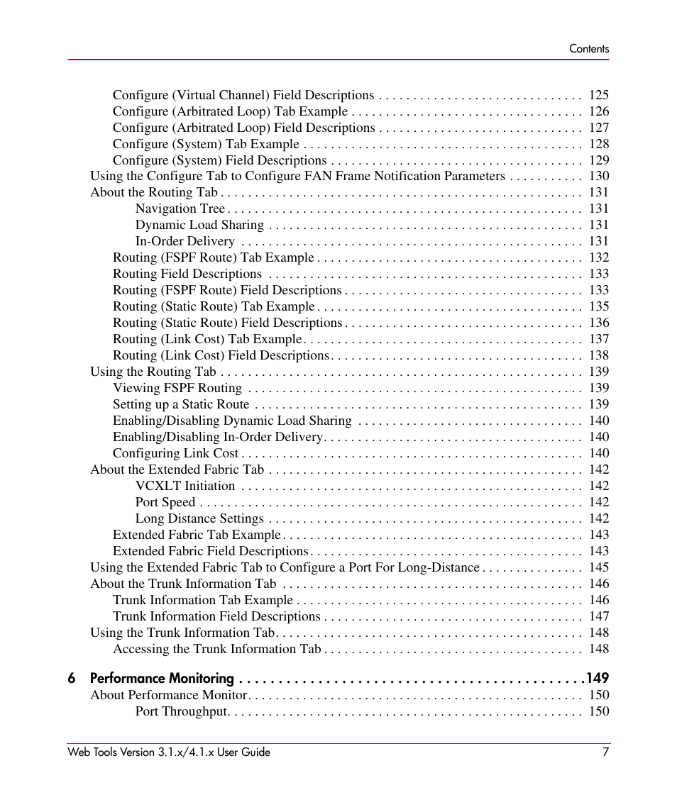 HP StorageWorks MSA 2.8 SAN Switch User Manual | Page 7 / 307
