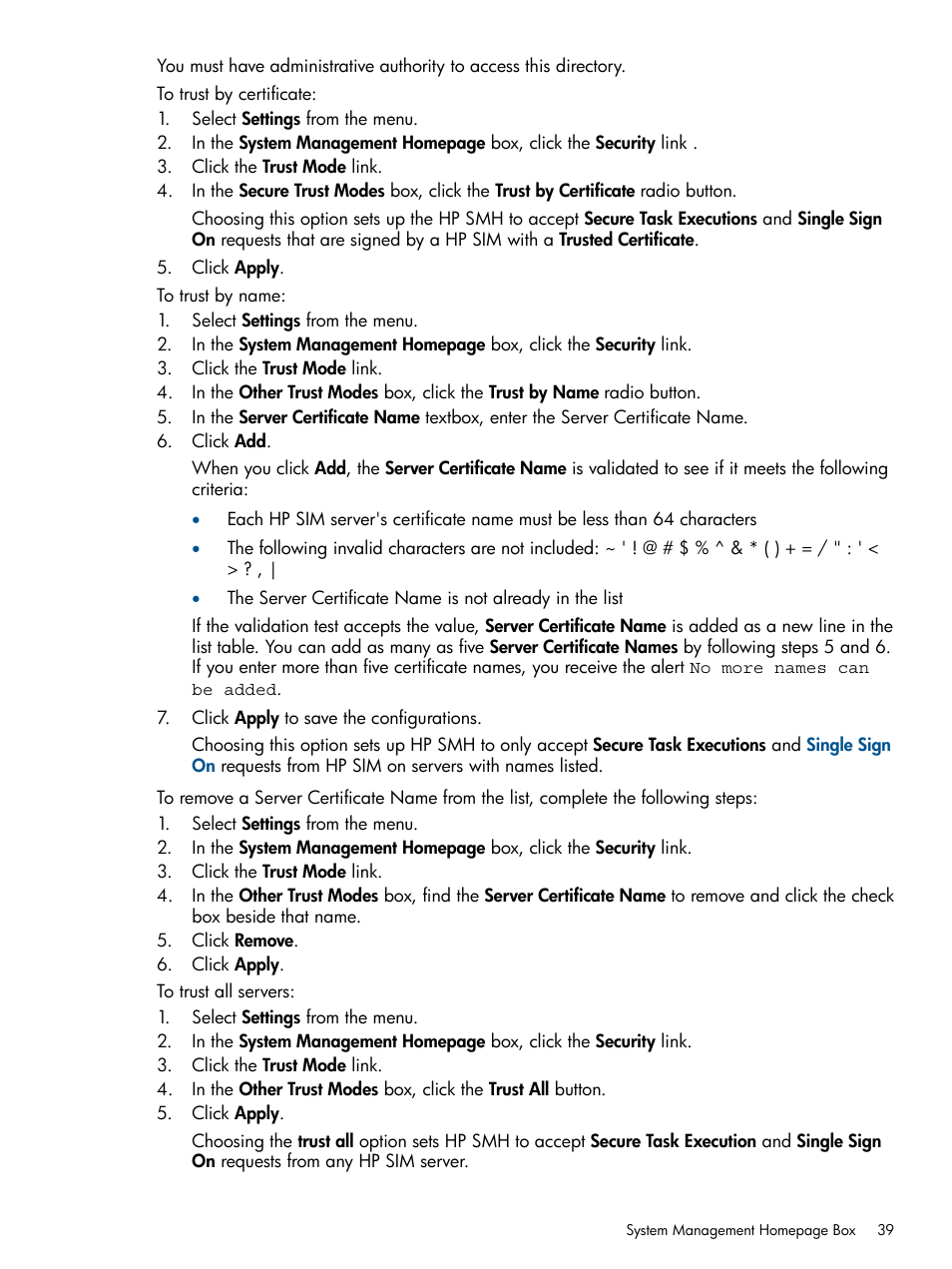 HP Serveur lame HP ProLiant BL680c G5 User Manual | Page 39 / 90