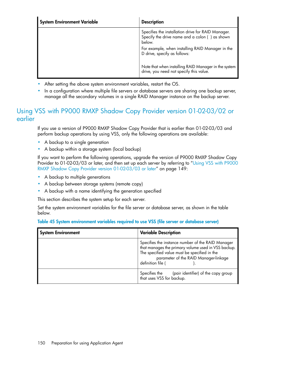 Ibed in, Earlier | HP Serveur lame HP ProLiant BL465c Gen8 User Manual | Page 150 / 578