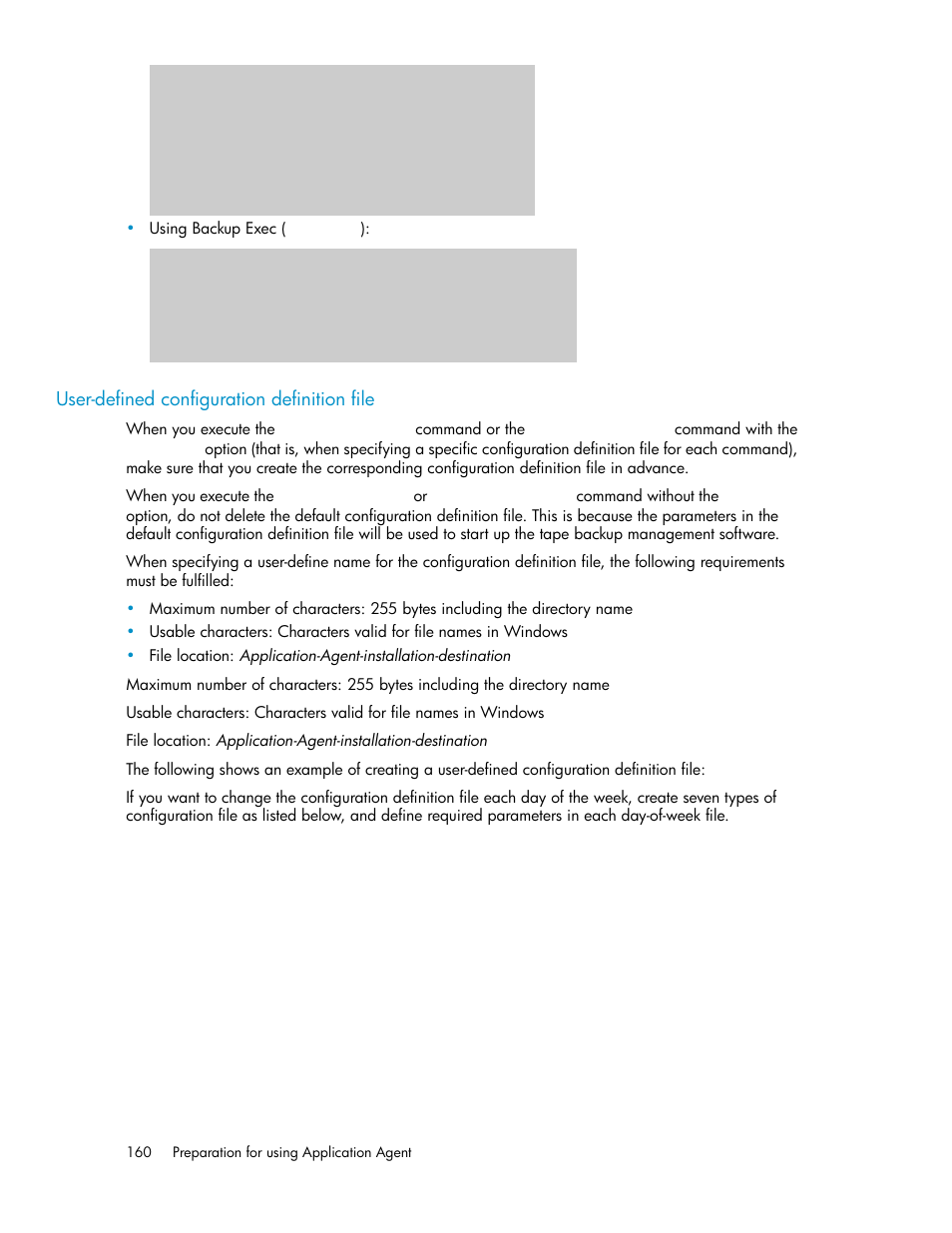 User-defined configuration definition file | HP Serveur lame HP ProLiant BL465c Gen8 User Manual | Page 160 / 578