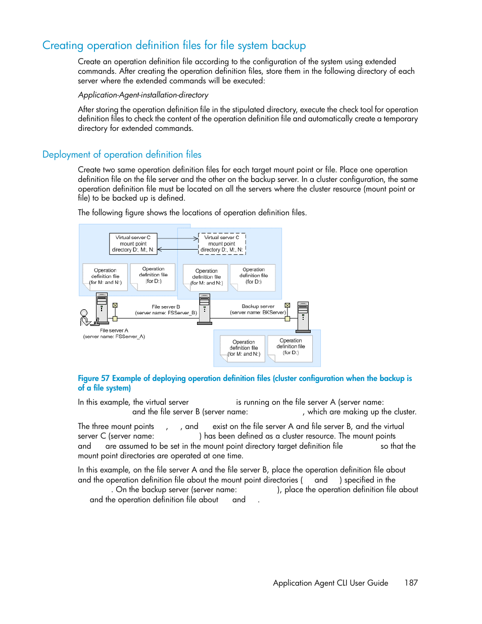 Deployment of operation definition files | HP Serveur lame HP ProLiant BL465c Gen8 User Manual | Page 187 / 578