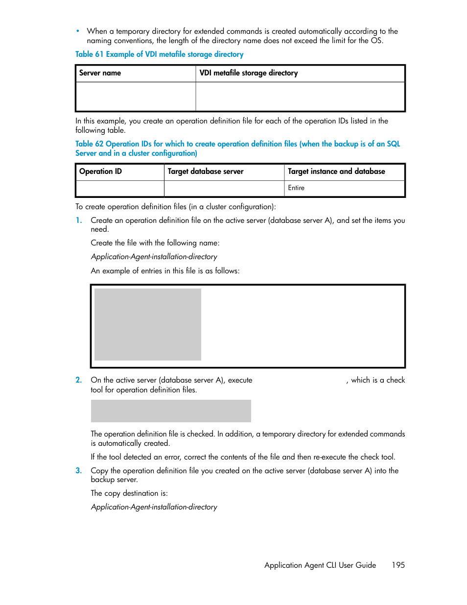 Example of vdi metafile storage directory | HP Serveur lame HP ProLiant BL465c Gen8 User Manual | Page 195 / 578