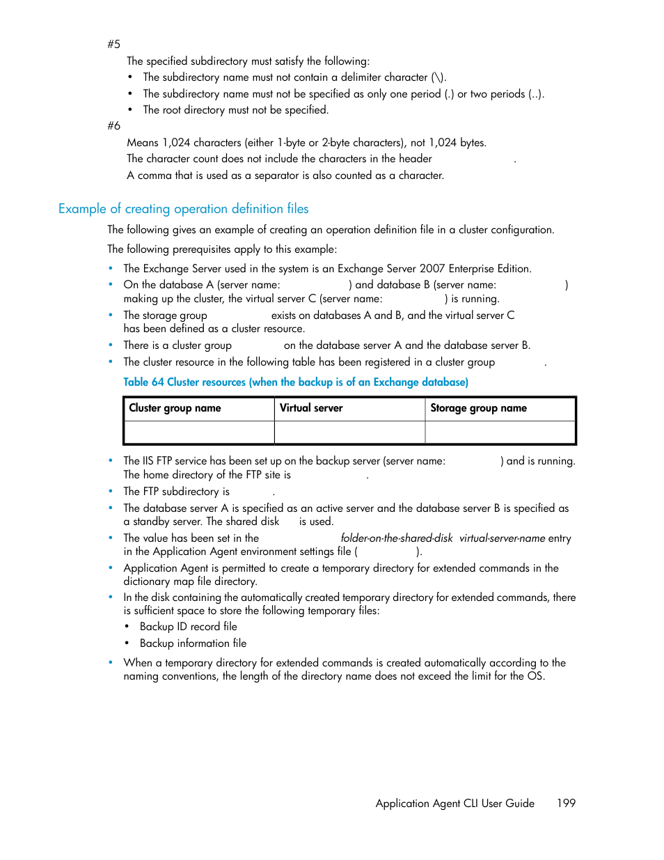 Example of creating operation definition files | HP Serveur lame HP ProLiant BL465c Gen8 User Manual | Page 199 / 578