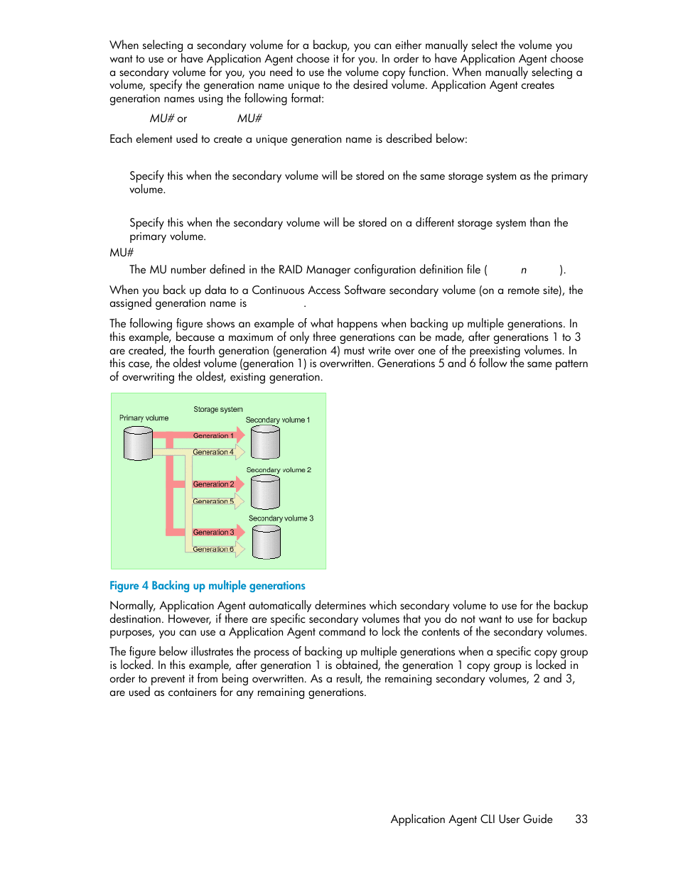 Backing up multiple generations | HP Serveur lame HP ProLiant BL465c Gen8 User Manual | Page 33 / 578