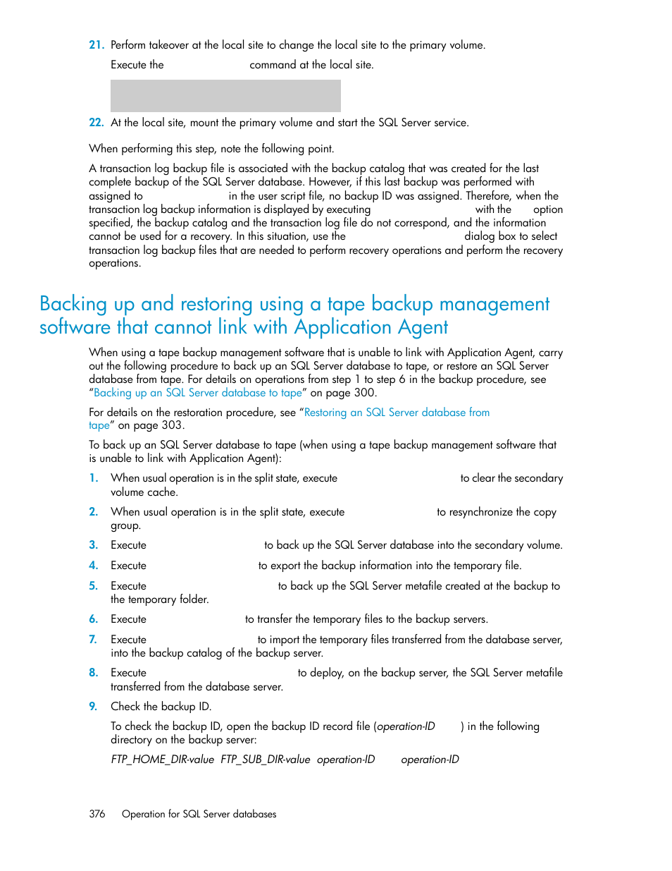HP Serveur lame HP ProLiant BL465c Gen8 User Manual | Page 376 / 578