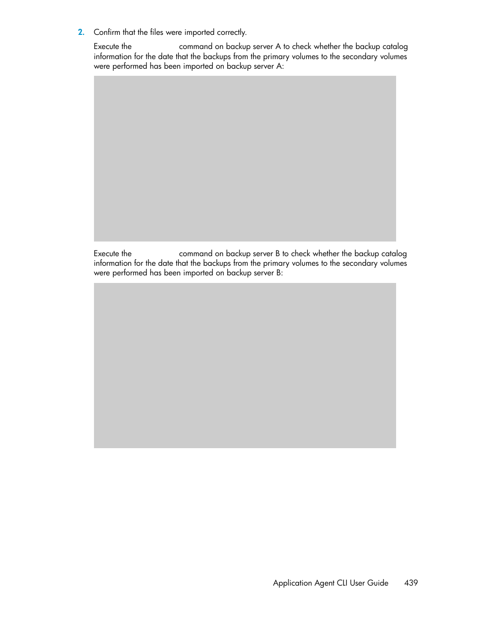 Application agent cli user guide 439 | HP Serveur lame HP ProLiant BL465c Gen8 User Manual | Page 439 / 578