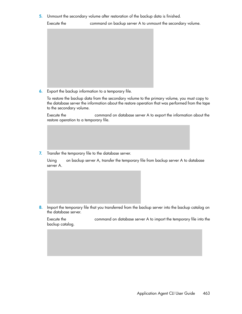 HP Serveur lame HP ProLiant BL465c Gen8 User Manual | Page 463 / 578