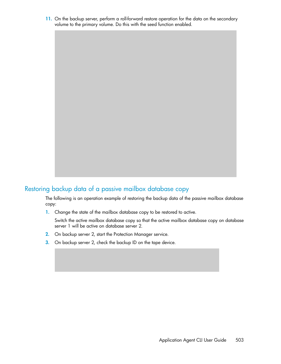 Application agent cli user guide 503 | HP Serveur lame HP ProLiant BL465c Gen8 User Manual | Page 503 / 578