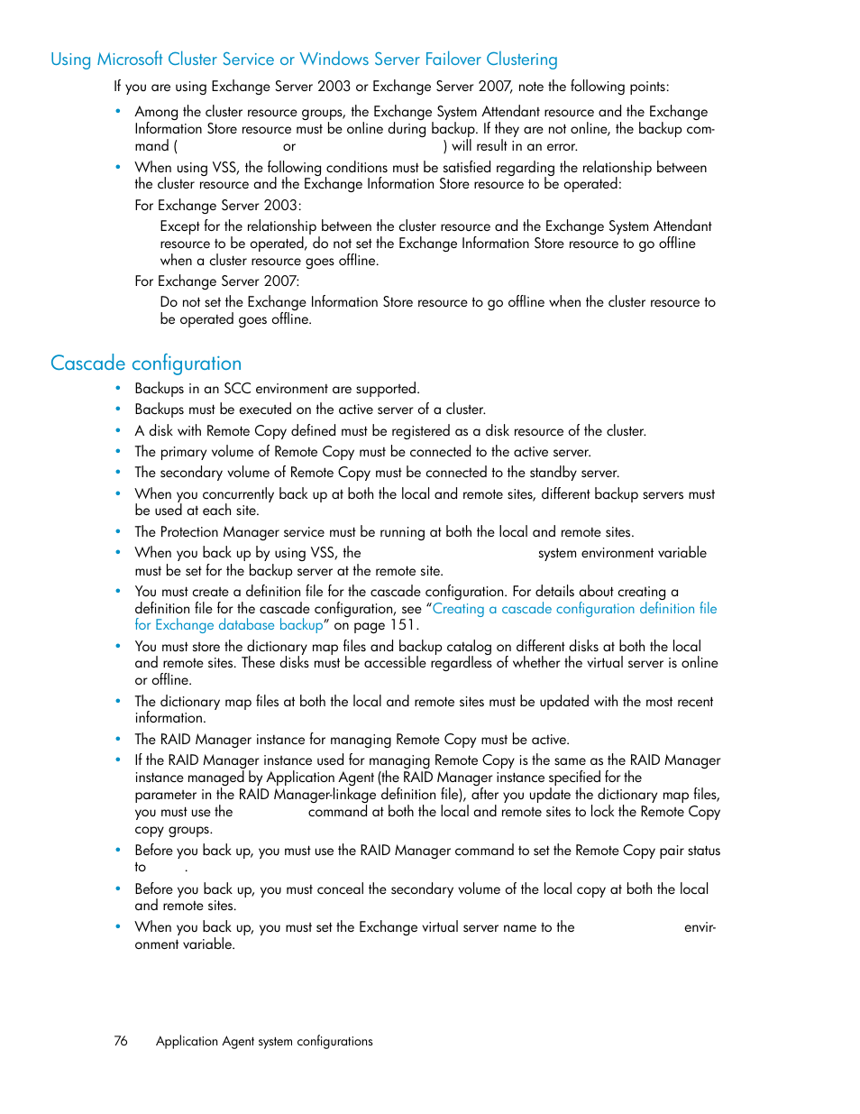 Cascade configuration | HP Serveur lame HP ProLiant BL465c Gen8 User Manual | Page 76 / 578