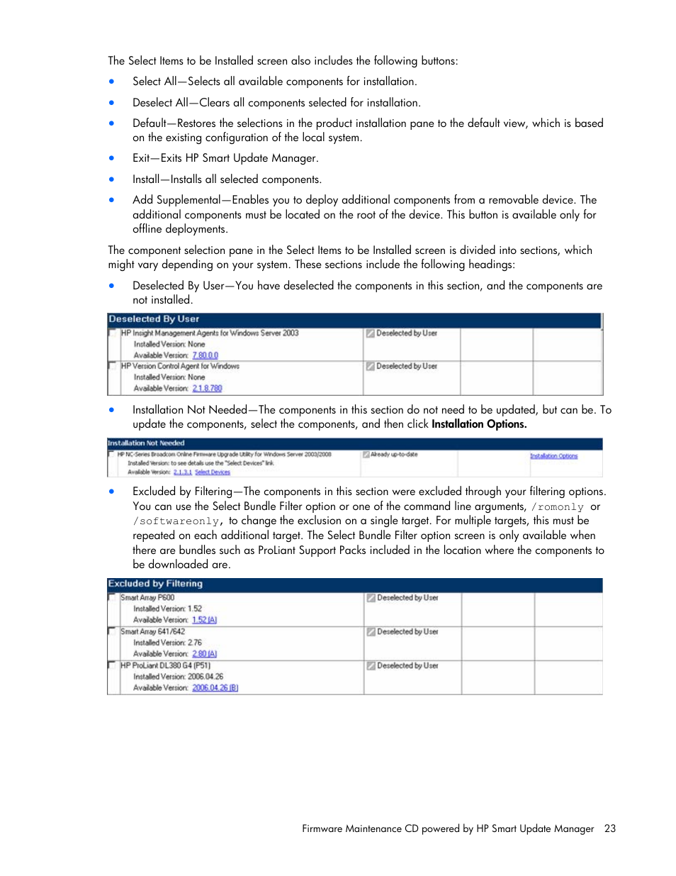 HP ProLiant BL685c G5 Server Blade User Manual | Page 23 / 87